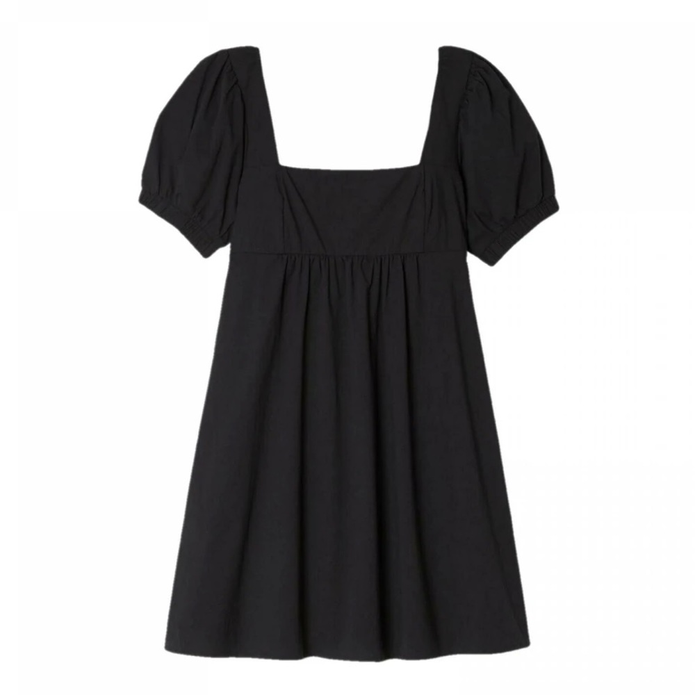 NWT Wild Fable Straight Neck Puff Sleeve Dress